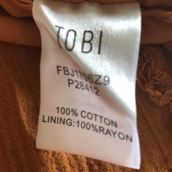 Tobi Lace Up Romper in Copper - Picture 6 of 6